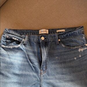 Frame Denim Women’s Distressed Blue Jeans